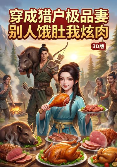 穿成猎户极品妻，别人饿肚我炫肉！3D版