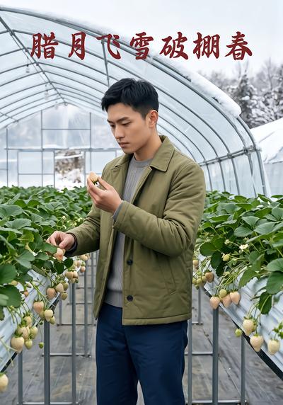 腊月飞雪破棚春