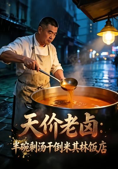 天价老卤：半碗剩汤干倒米其林饭店