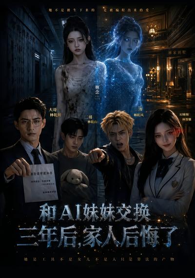 和AI妹妹交换三年后，家人后悔了