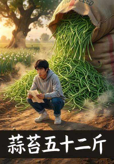 蒜苔五十二斤