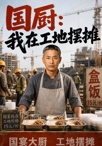国厨：我在工地摆摊