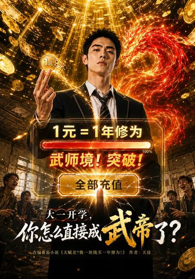 大一开学，你怎么直接成武帝了？